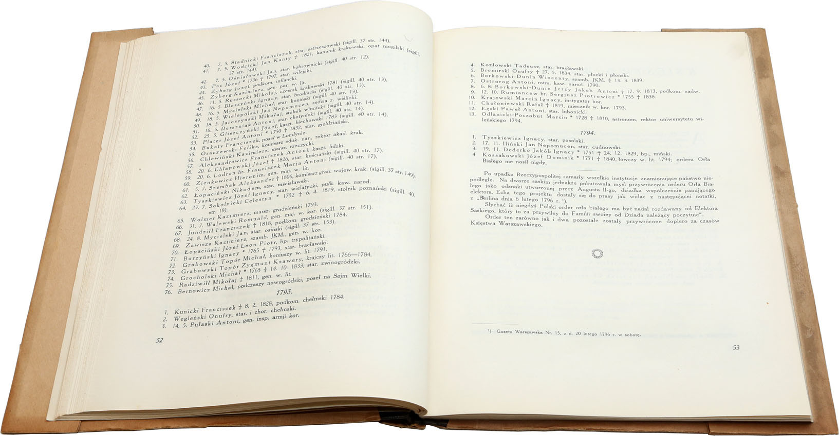 Stanisław Łoza „Historia Orderu Orła Białego” 1922, Warszawa - EX LIBRIS Stanisław Aulich